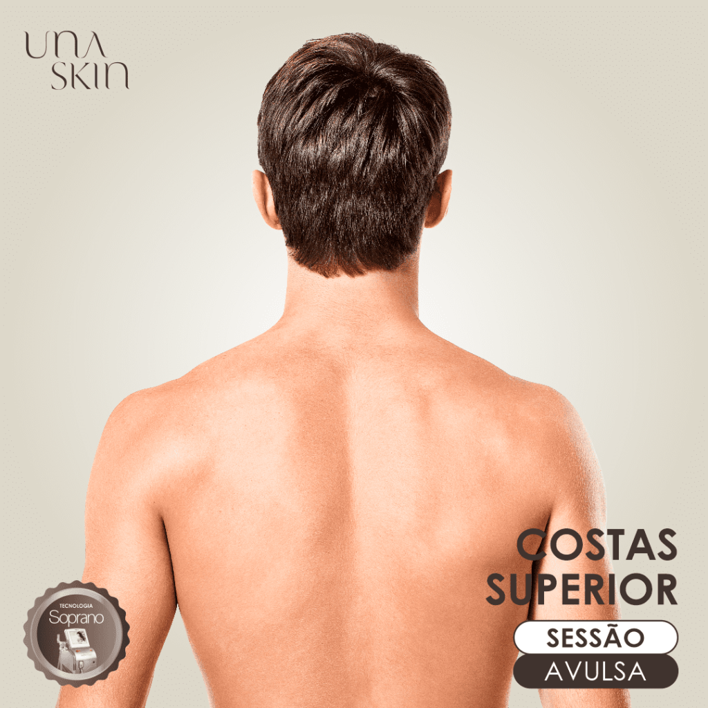 Depilação de Costas Superior - Sessão Avulsa Masculino