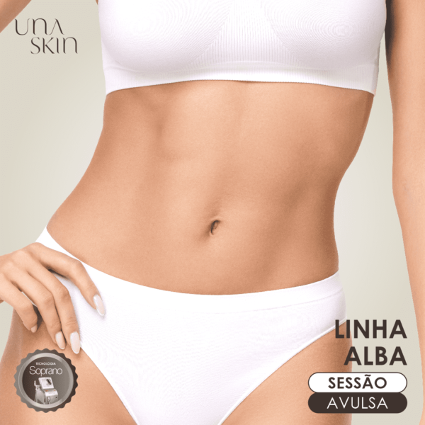 Depilação de Linha Alba Feminino - Sessão Avulsa