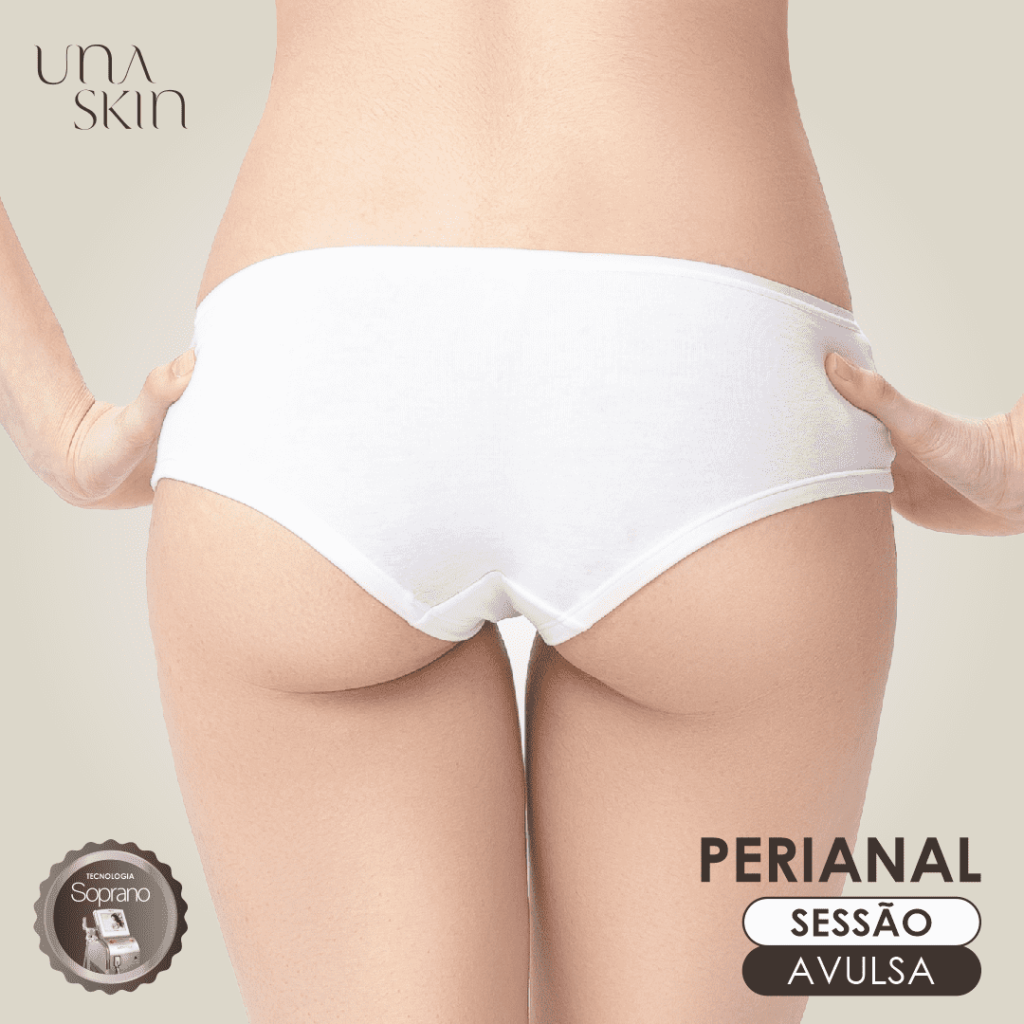 Depilação de Perianal Feminino - Sessão Avulsa