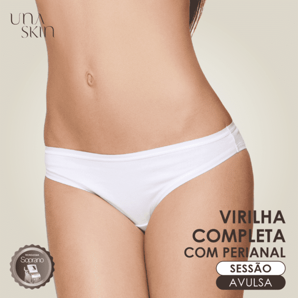 Depilação de Virilha Completa com Perianal - Sessão Avulsa Feminino