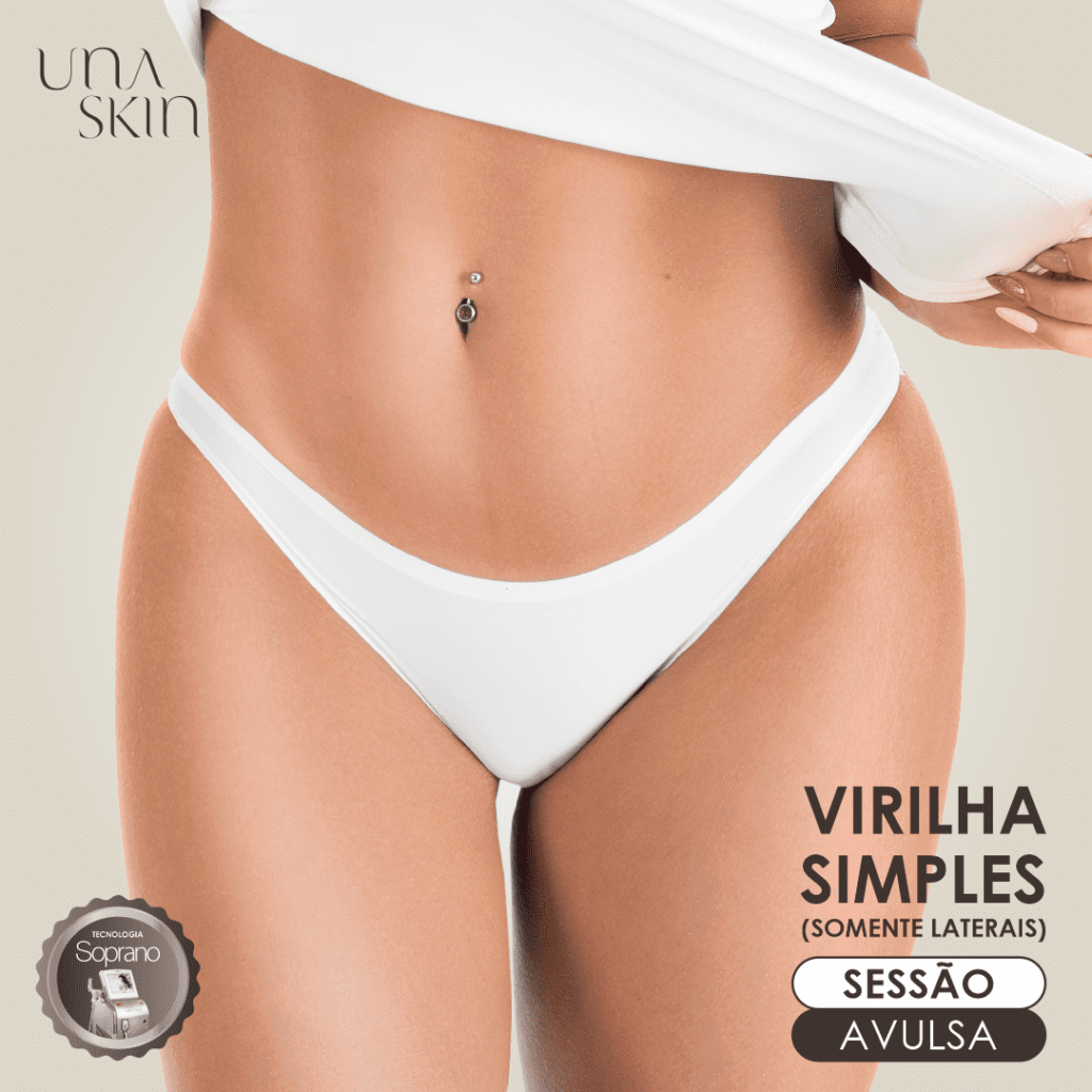 Depilação de Virilha Simples Feminino - Sessão Avulsa