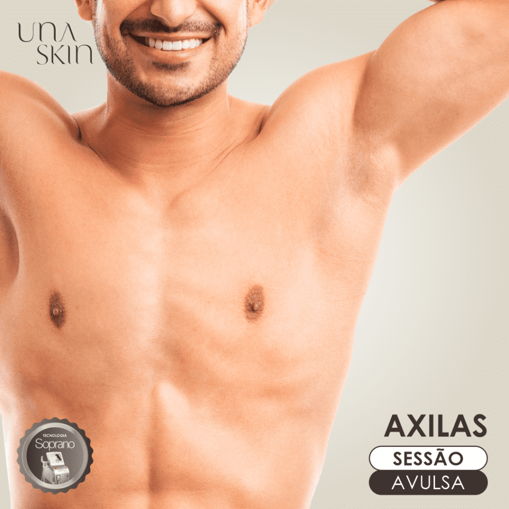 Depilação de Axilas - Sessão Avulsa Masculino