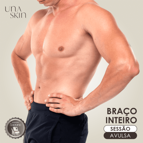 Depilação de Braço Completo - Sessão Avulsa Masculino