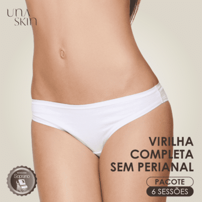 Pacote de 6 Sessões para Depilação de Virilha Completa (Sem Perianal) Feminino